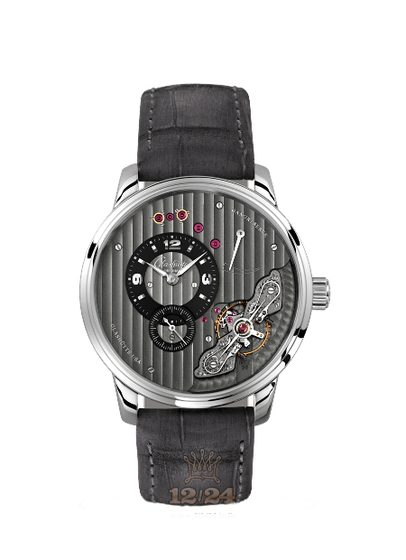 Glashutte Pano Watch 1-66-06-04-22-02 42 mm Stainless steel Case Gray Dial