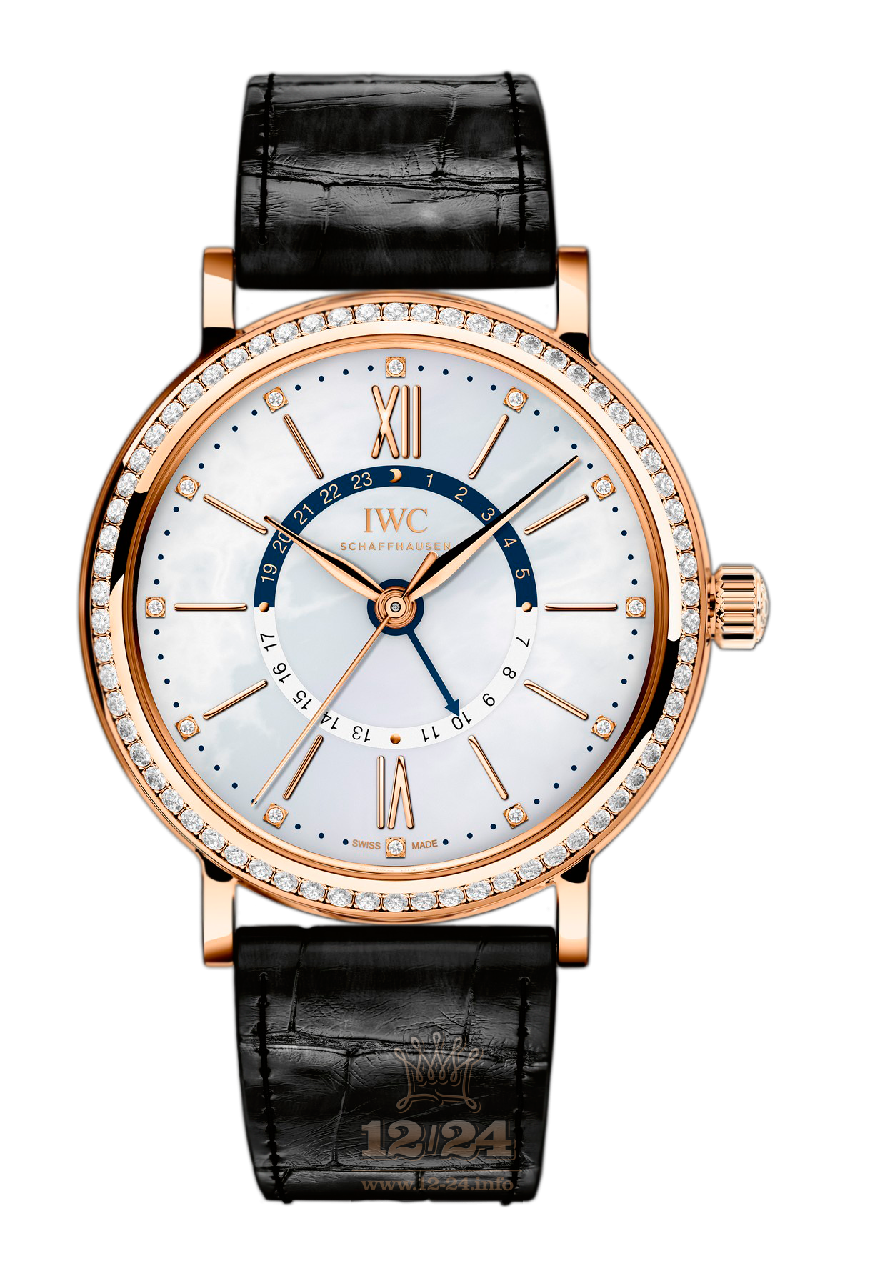 IWC Portofino Watch IW459102 37 mm Pink gold Case White Dial