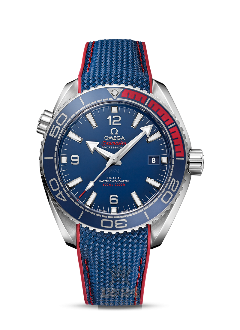 Omega Olympic Watch 522.32.44.21.03.001 44 mm Stainless steel Case Dark blue Dial