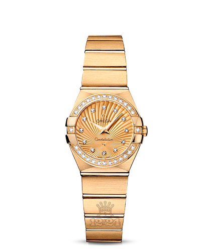 Omega Constellation Watch 123.55.24.60.58.001 24 mm Yellow gold Case