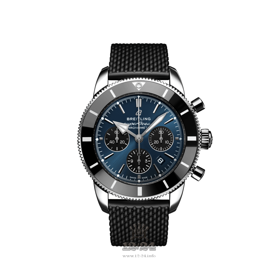 Breitling Superocean Heritage Watch AB0162121C1S1 44 mm Stainless steel Case Dark blue Dial