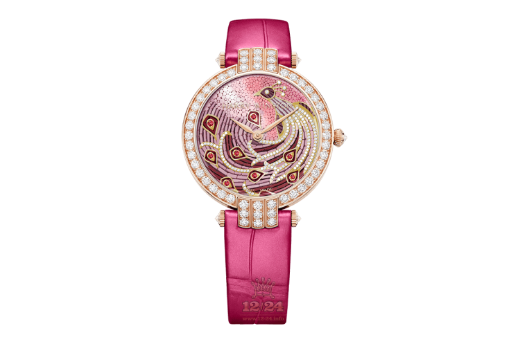 Harry Winston The Premier Collection Watch PRNAHM36RR027 36 mm Pink gold Case Pink Dial