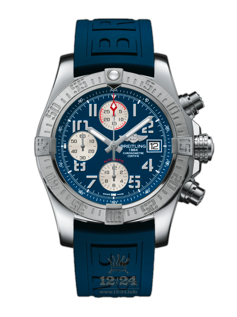 Breitling Avenger Watch A1338111/C870/158S/A20S.1 43 mm Stainless steel Titanium Case Dark blue Dial