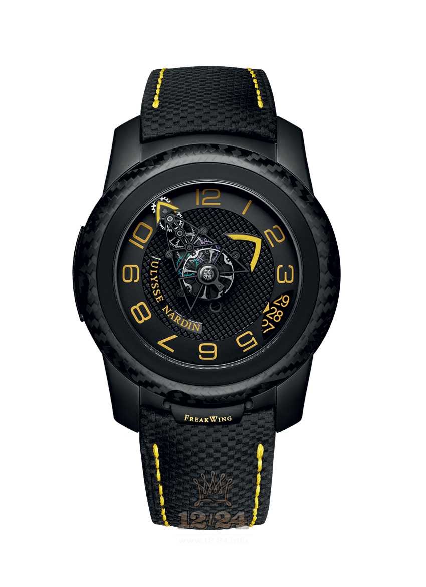 Ulysse Nardin Freak Watch 2103-138/CF-ARTEMIS 45 mm Titanium Case Black Dial