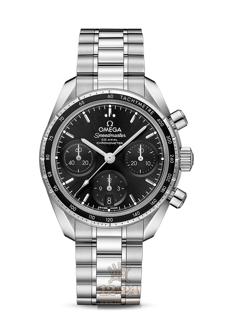Omega Speedmaster Watch 324.30.38.50.01.001 38 mm Stainless steel Case Black Dial