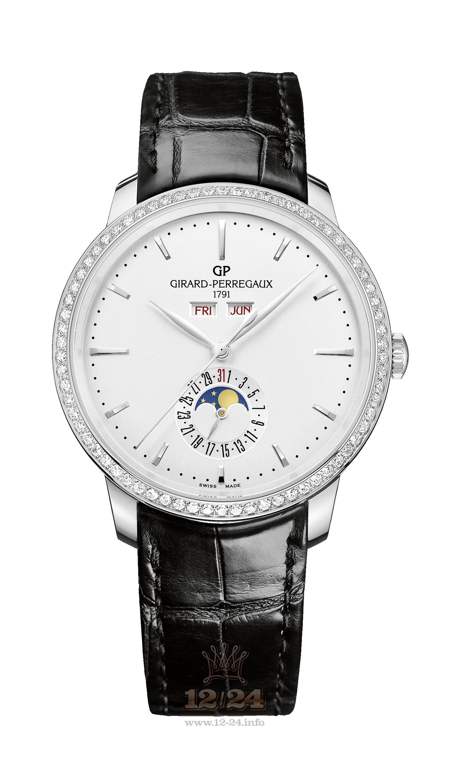 Girard Perregaux 1966 Watch 49535D11A131-BB60 Stainless steel Case Silver Dial