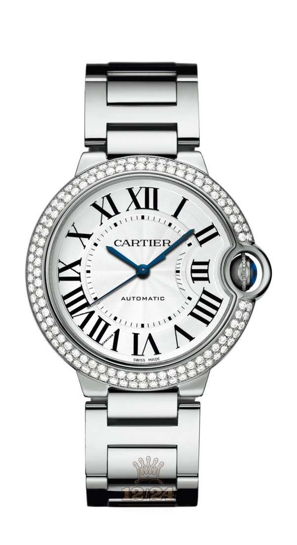 Cartier Ballon Bleu de Cartier Watch WJBB0008 36 mm White gold Case Silver Dial