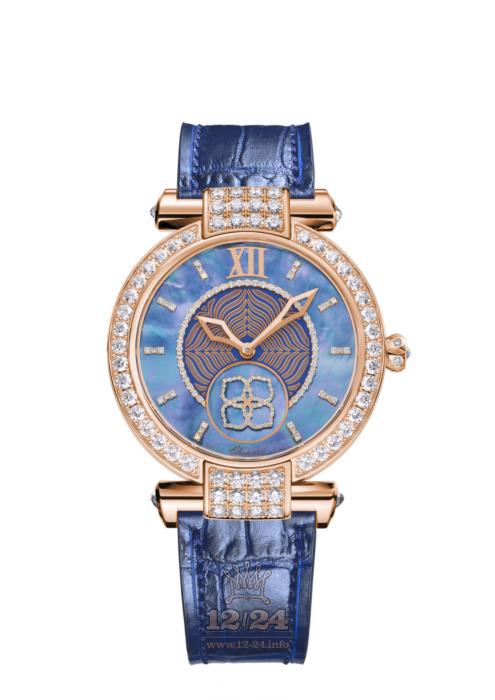 Chopard Imperiale Watch 384296-5001 36 mm Pink gold Case Dark blue Dial