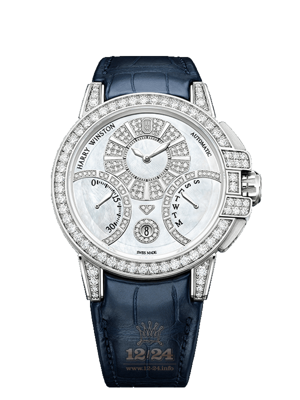 Harry Winston The Ocean Collection Watch OCEABI42WW002 42 mm White gold Case White Dial