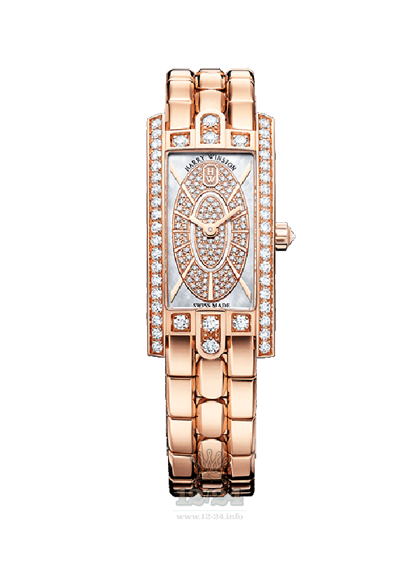 Harry Winston The Avenue Collection Watch AVCQHM16RR046 32 mm Pink gold Case White Dial