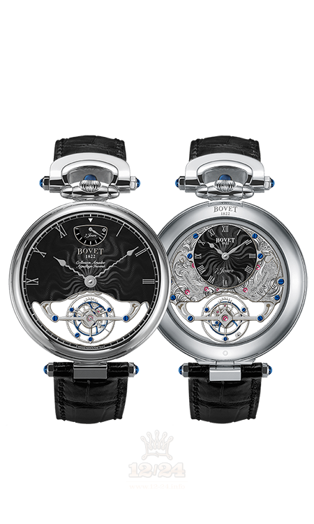 Bovet Fleurier Grandes Complications Watch AIF0T002-GO 45 mm White gold Case Black Dial