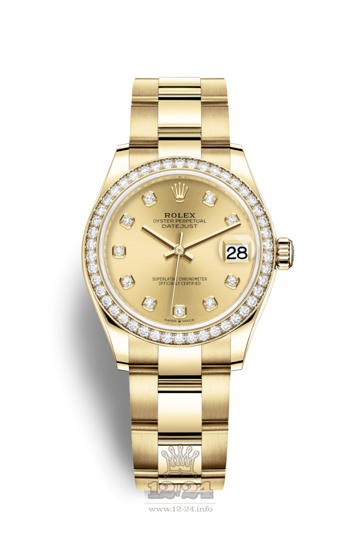 Rolex Datejust Watch 278288rbr-0012 31 mm Yellow gold Case Golden Dial