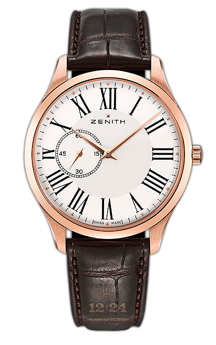 Zenith Elite Watch 18.2010.681/11.C498 40 mm Pink gold Case White Dial