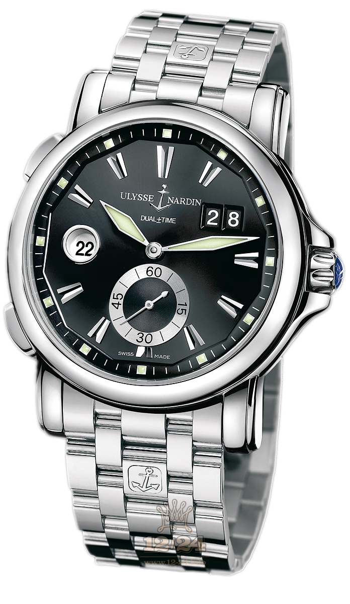 Ulysse Nardin Functional Watch 243-55-7/92 42 mm Stainless steel Case Black Dial