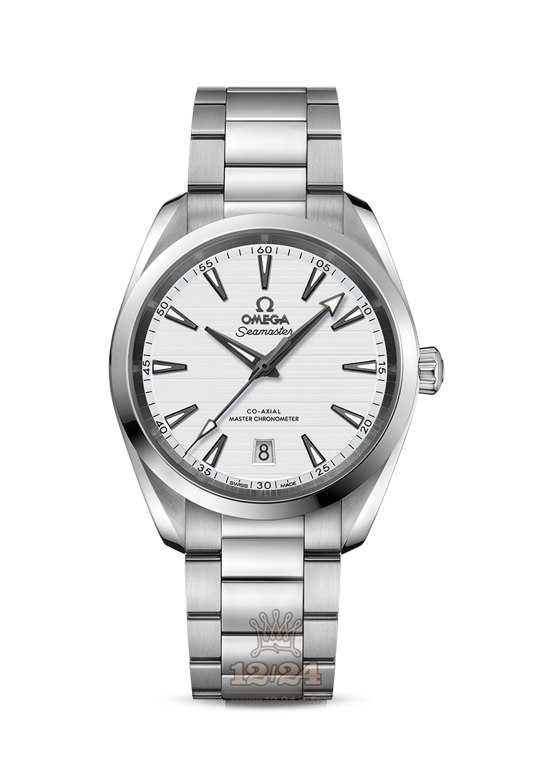 Omega Aqua Terra 150 M Watch 220.10.38.20.02.001 38 mm Stainless steel Case Silver Dial