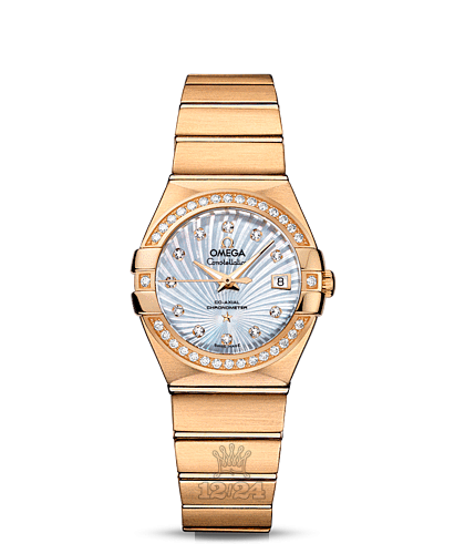 Omega Constellation Watch 123.55.27.20.55.002 27 mm Yellow gold Case White Dial
