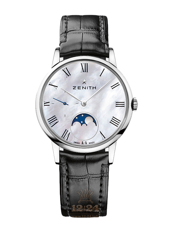 Zenith Elite Watch 03.2320.692/81.C714 36 mm Stainless steel Case White Dial