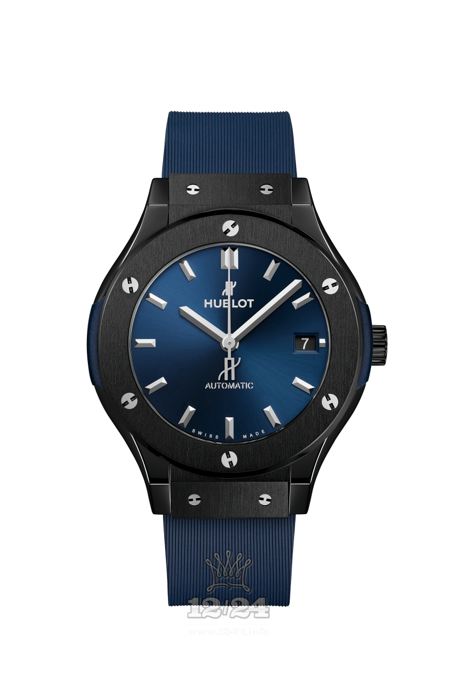 Hublot Classic Fusion Watch 565.CM.7170.RX 38 mm Ceramics Case Dark blue Dial