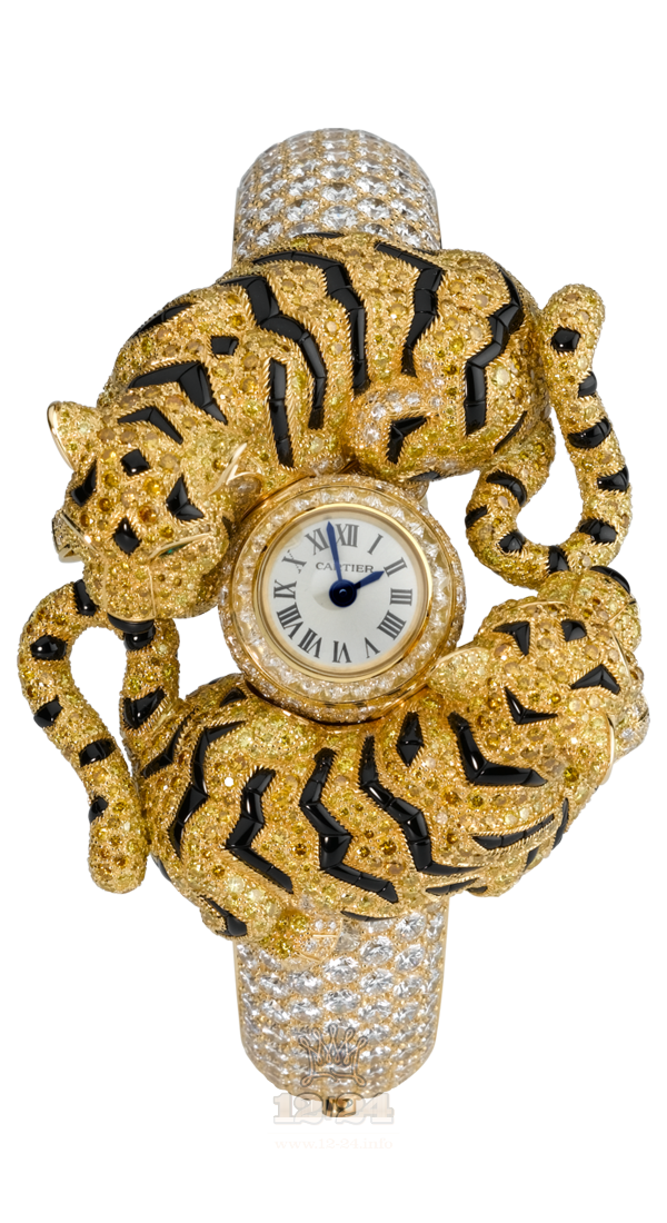 Cartier Creative jewelry watches Watch HPI00249 Yellow gold Case White Dial