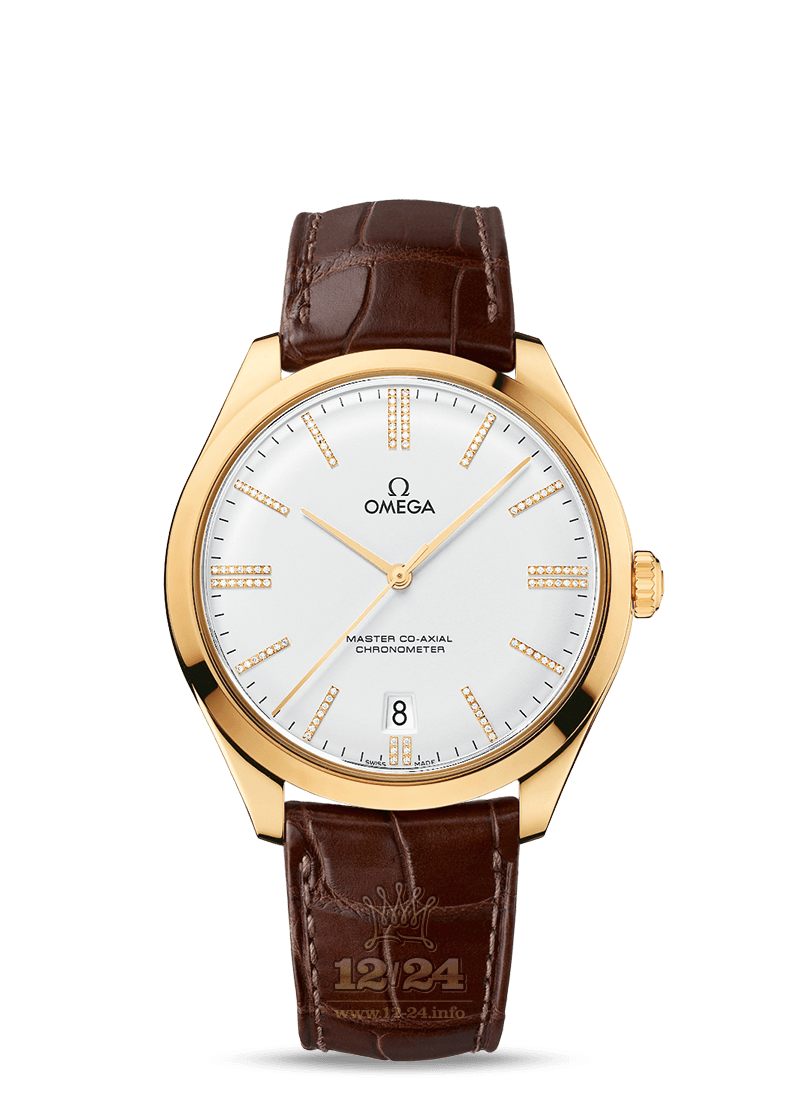 Omega Tresor Watch 432.53.40.21.52.003 40 mm Yellow gold Case Silver Dial