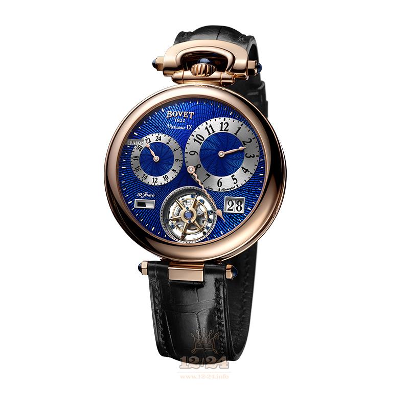Bovet Fleurier Grandes Complications Watch AIVIX001 46 mm Pink gold Case Dark blue Dial