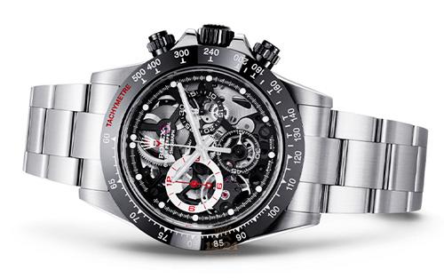 Rolex Cosmograph Daytona Watch 116520 La Barrichello 40 mm Stainless steel Ceramics Case Black Dial