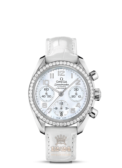 Omega Speedmaster Watch 324.18.38.40.05.001 38 mm Stainless steel Case White Dial