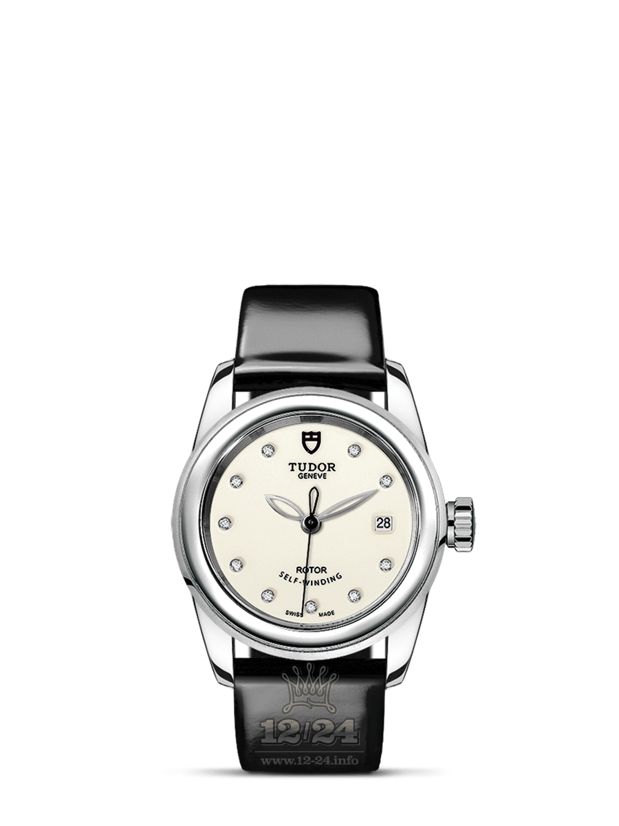 Tudor Glamour Watch M51000-0030 26 mm Stainless steel Case White Dial