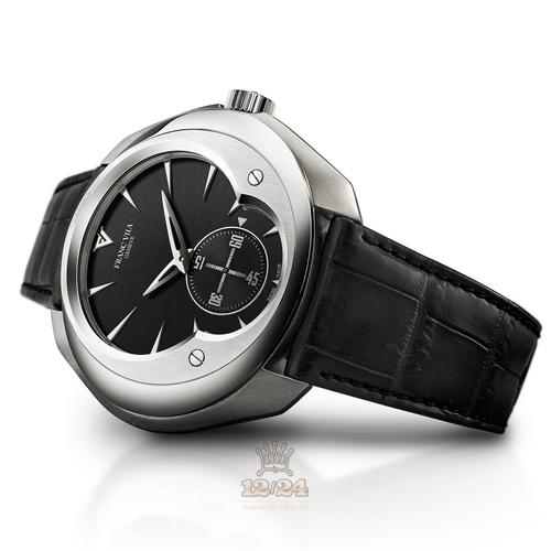 Franc Vila Neo Alta Watch 19N.SS.002 49 mm Stainless steel Case Black Dial