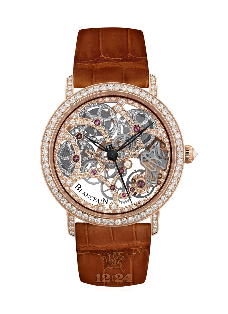 Blancpain Villeret Watch 6633-2900-55B 38 mm Red gold Case