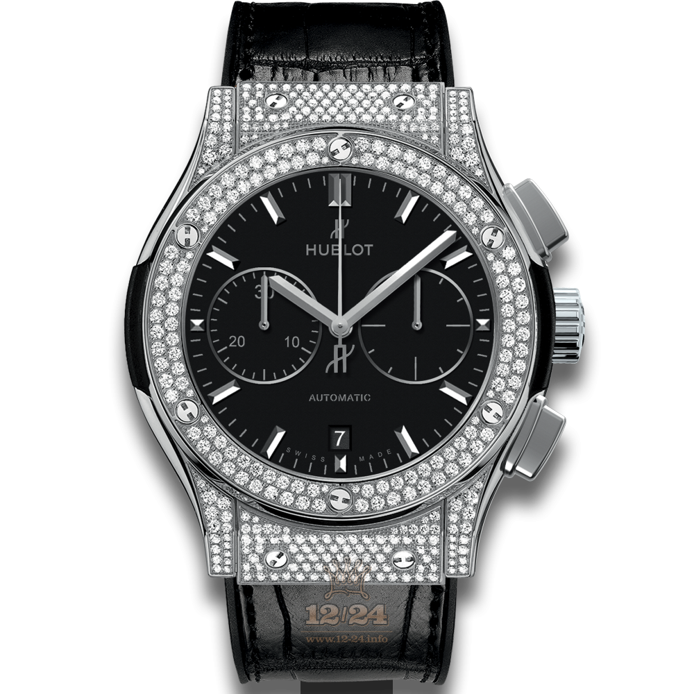 Hublot Classic Fusion Watch 521.NX.1171.LR.1704 45 mm Titanium Case Black Dial