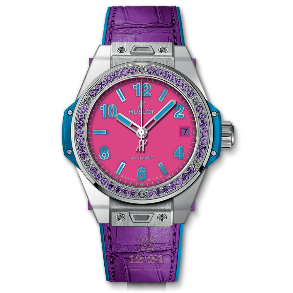 Hublot Big Bang Watch 465.SV.7379.LR.1205.POP16 39 mm Stainless steel Case Pink Dial