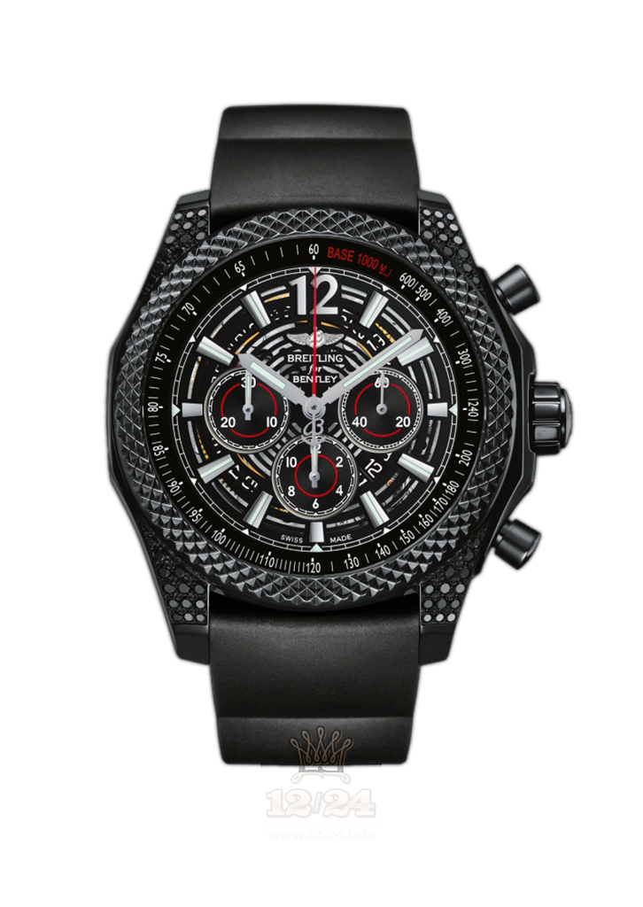 Breitling Breitling for Bentley Watch M41390AN/BC83/217S/M18D.2 42 mm Stainless steel Case Black Dial
