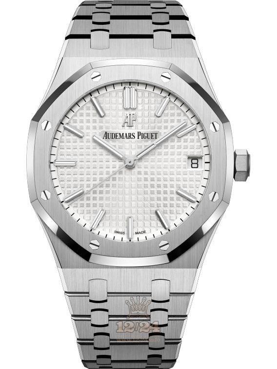 Audemars Piguet Royal Oak Watch 15500ST.OO.1220ST.04 41 mm Stainless steel Case Silver Dial