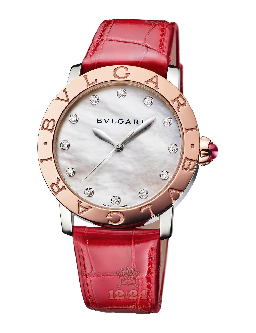 Bvlgari Bvlgari Bvlgari Watch 102744 BBL37WSPGLC11/12 37 mm Steel / Pink gold Case White Dial