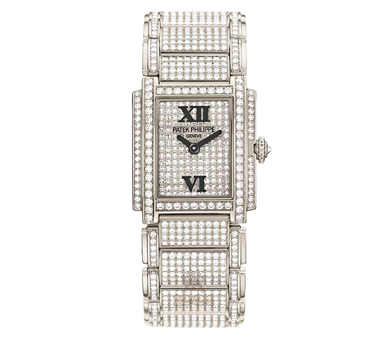 Patek Philippe Twenty~4 Watch 4909/50G-001 22 mm White gold Case Silver Dial