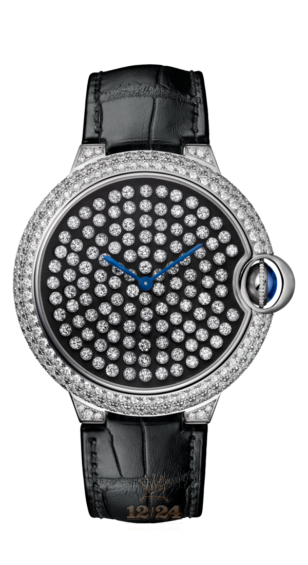 Cartier Ballon Bleu de Cartier Watch HPI01062 42 mm White gold Case Black Silver Dial