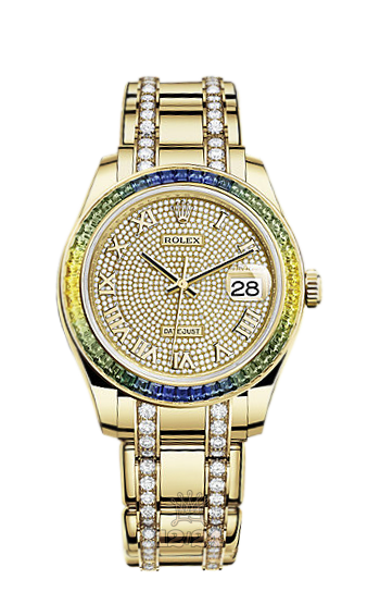 Rolex Pearlmaster Watch 86348sablv-0004 39 mm Yellow gold Case