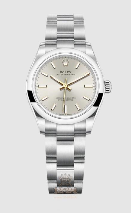 Rolex Oyster Perpetual Watch 277200-0001 31 mm Stainless steel Case Silver Dial