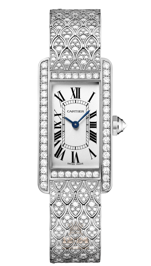 Cartier Tank Watch HPI00620 35 mm White gold Case Silver Dial