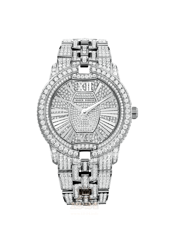 Roger Dubuis Velvet Watch RDDBVE0022 36 mm White gold Case Silver Dial