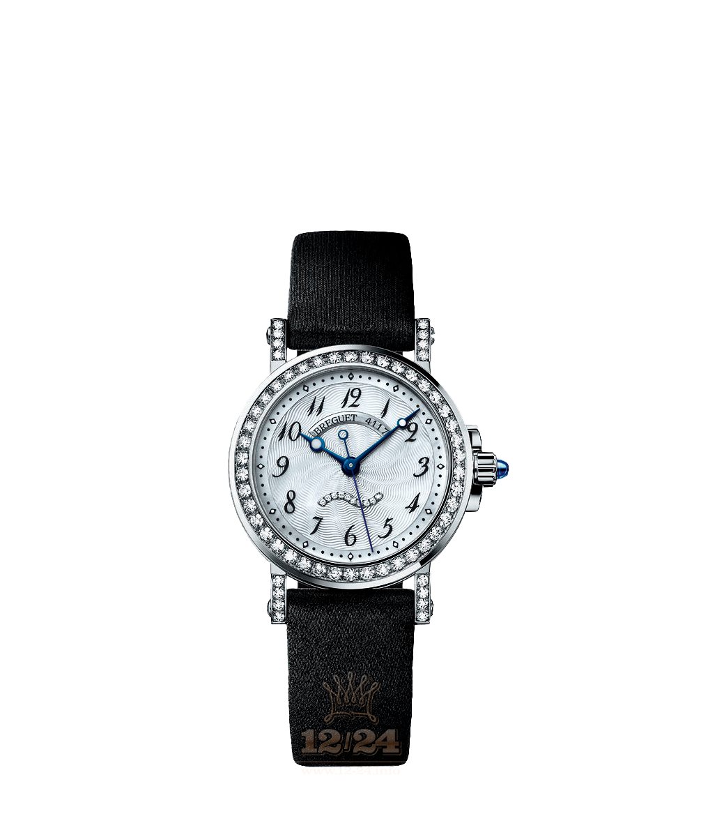 Breguet Marine Watch 8818BB/59/864/DD0D 30 mm White gold Case White Dial