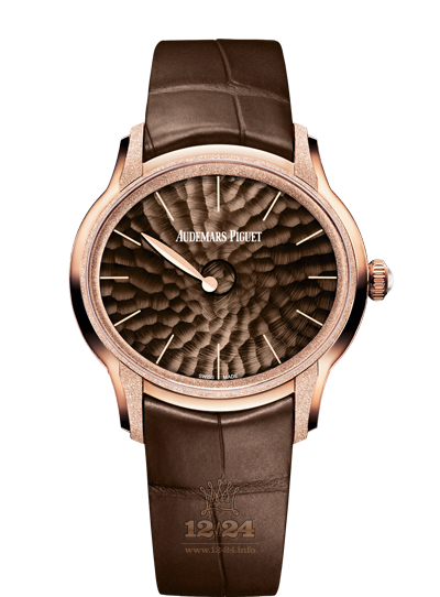 Audemars Piguet Millenary Watch 77266OR.GG.A823CR.01 40 mm Pink gold Case Brown (chocolate) Dial