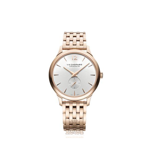 Chopard L.U.C Watch 151948-5001 40 mm Pink gold Case Silver Dial