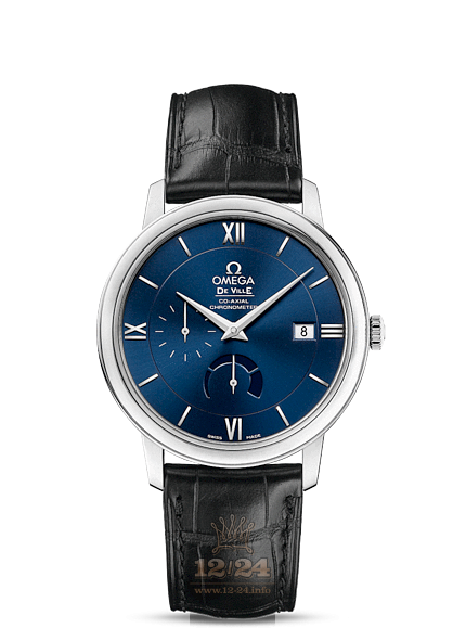 Omega Prestige Watch 424.13.40.21.03.001 40 mm Stainless steel Case Dark blue Dial