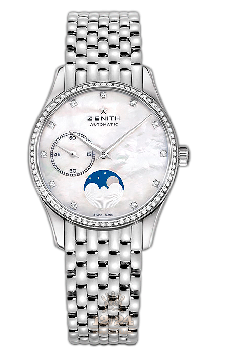 Zenith Elite Watch 16.2310.692/81.M2310 33 mm Stainless steel Case White Dial