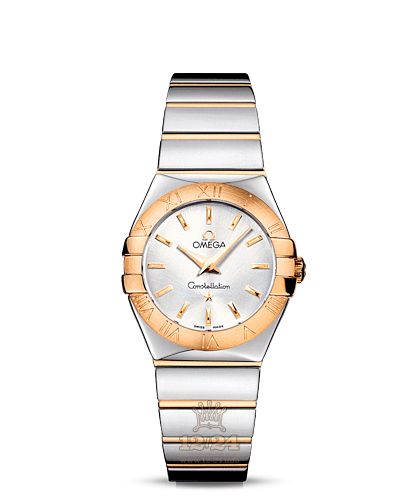 Omega Constellation Watch 123.20.27.60.02.004 27 mm Steel / Yellow gold Case Silver Dial