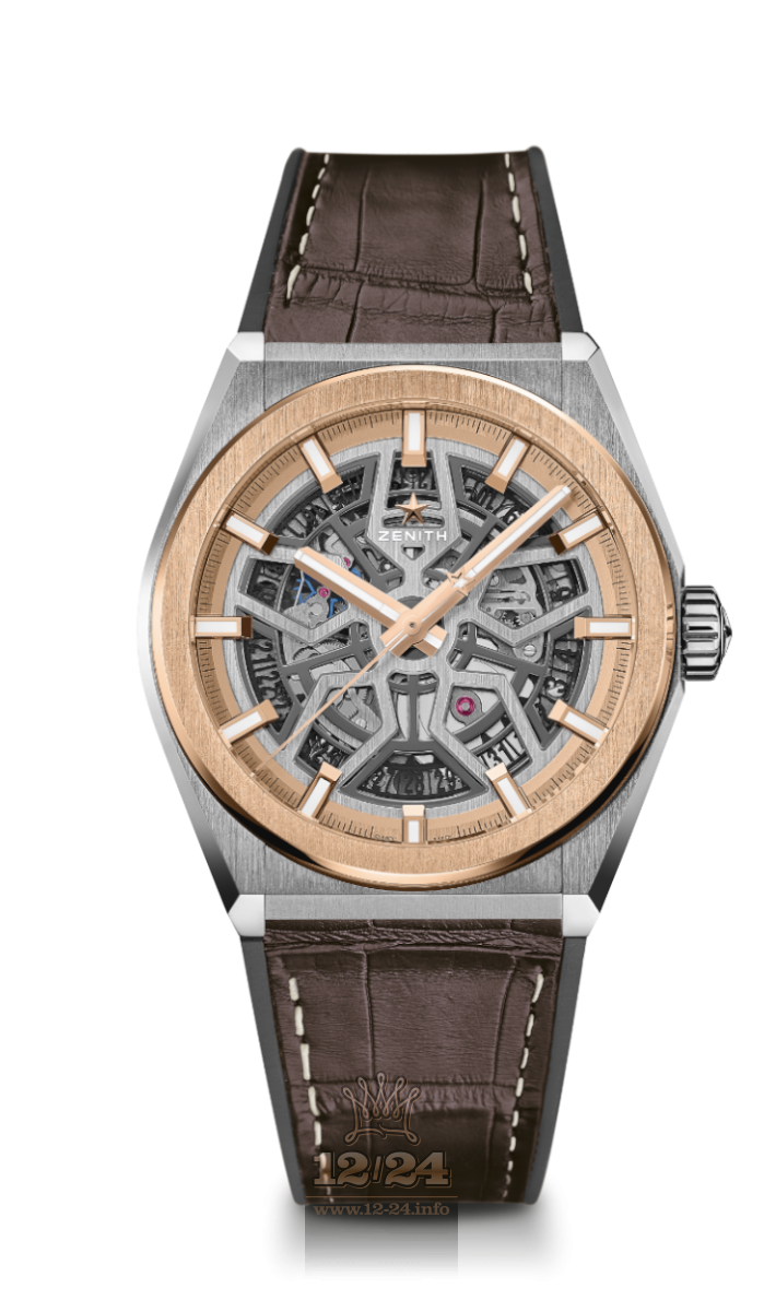 Zenith Defy Watch 87.9001.670/79.R589 41 mm Pink gold Titanium Case Gray Dial