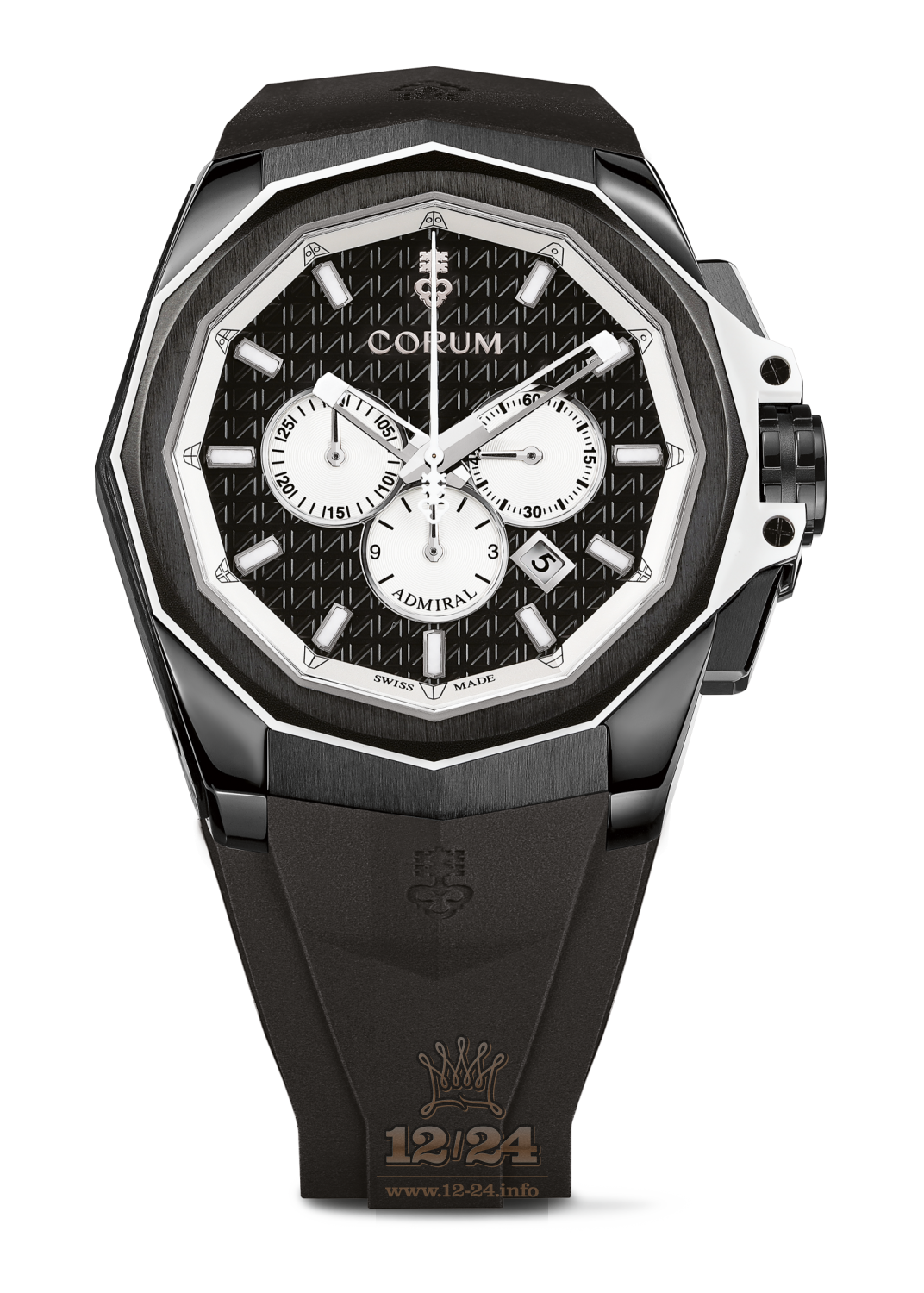Corum Admiral Watch A132/03931 45 mm Titanium Case Black Dial