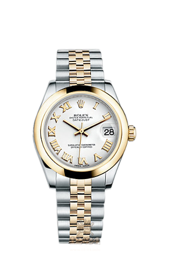 Rolex Lady-Datejust Watch 178243-0067 31 mm Steel / Yellow gold Case White Dial